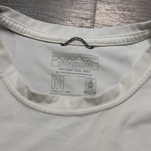 Patagonia Men's Capilene Cool Daily Shirt - White - Picture 2 of 5
